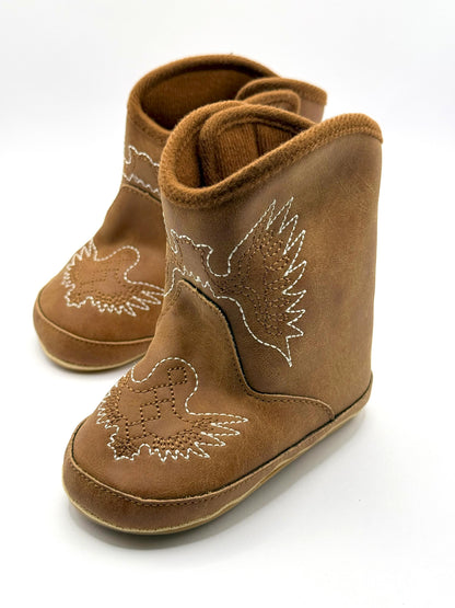 מגפי תינוקות בצבע חום