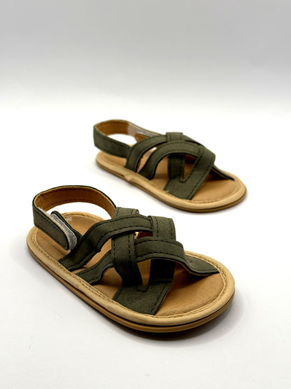 סנדלי תינוקות ירוקים
