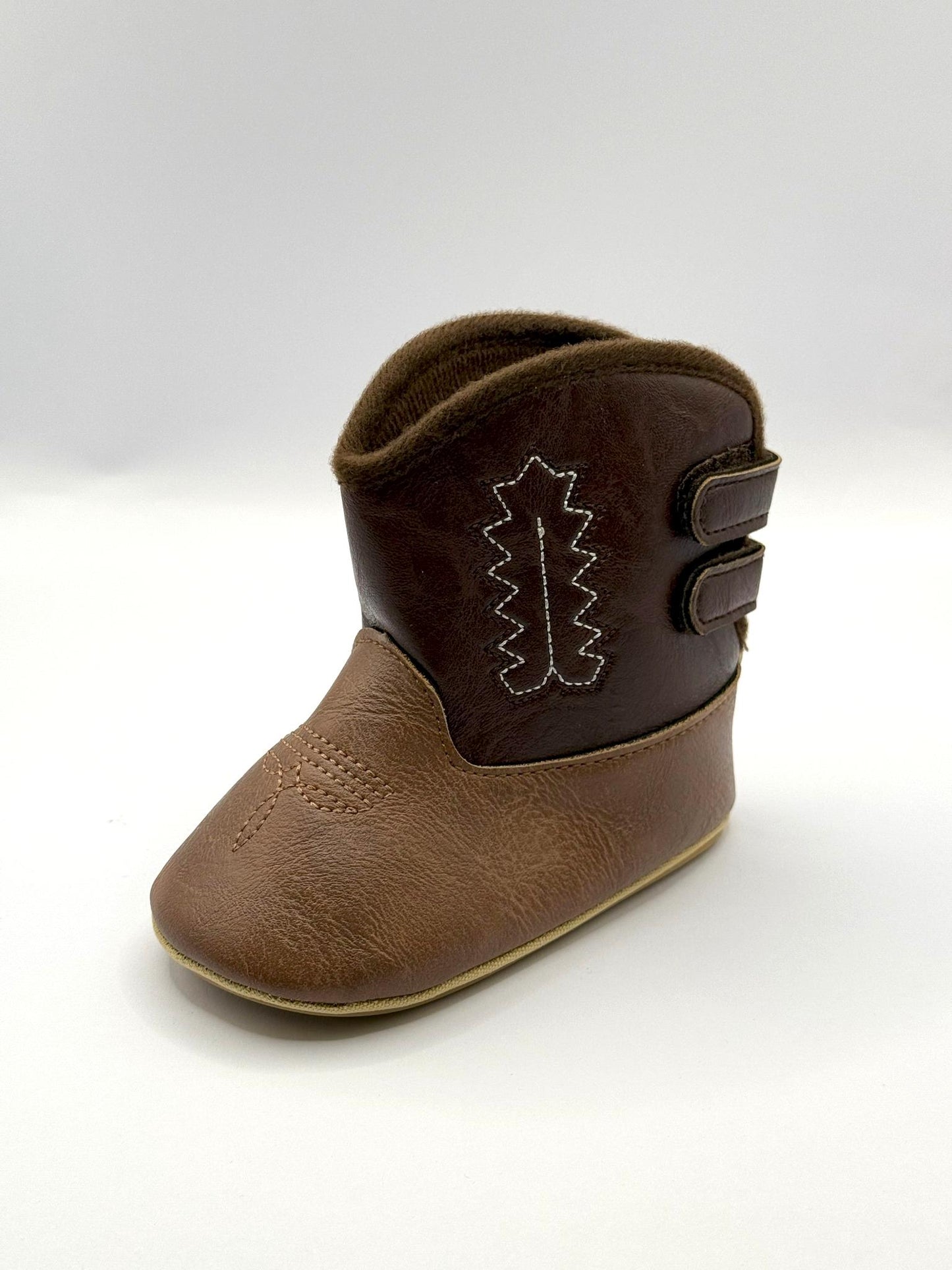 מגפי צעד ראשון בצבע חום